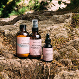 Set De Mascarilla Facial De Hierbas Detox + Bruma Facial Vigorizante + Aceite Facial