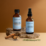 Mini Herbal Body Scrub & Rosemary Ginger & Sesame Uplifting Body Oil