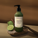 a bottle of SUDTANA’s Bergamot Lavender & Turmeric Hair Kindness Shampoo: a natural Thai herbal, sulphate-free, spa-grade formula for dry, frizzy, colour-treated hair.