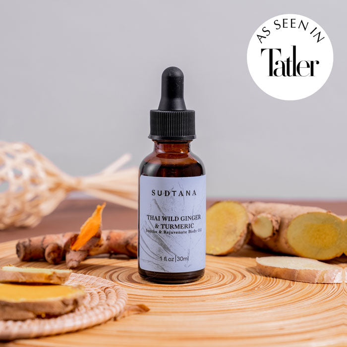 Aceite Corporal Recuperador Con Jengibre Cassumunar Thai Wan Plai