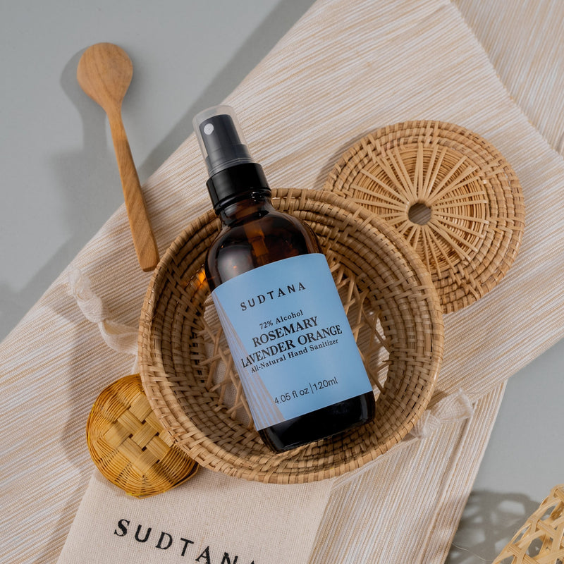 SUDTANA Rosemary Lavender & Orange All-Natural Hand Sanitizer
