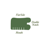 SUDTANA Natural Green Aventurine Quartz Gua Sha Comb