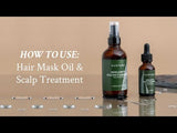 SUDTANA Nourishing Hair Mask Oil & Scalp Revival Treatment Set