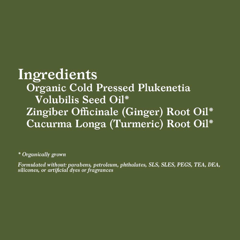 Nourishing Sacha Inchi, Ginger & Turmeric Facial Oil - Sudtana