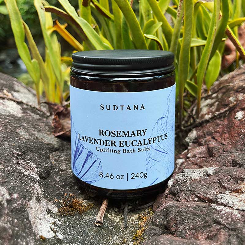SUDTANA Rosemary Lavender Eucalyptus Uplifting Bath Salts
