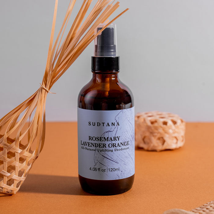 SUDTANA Rosemary, Lavender & Orange All-Natural Uplifting Deodorant