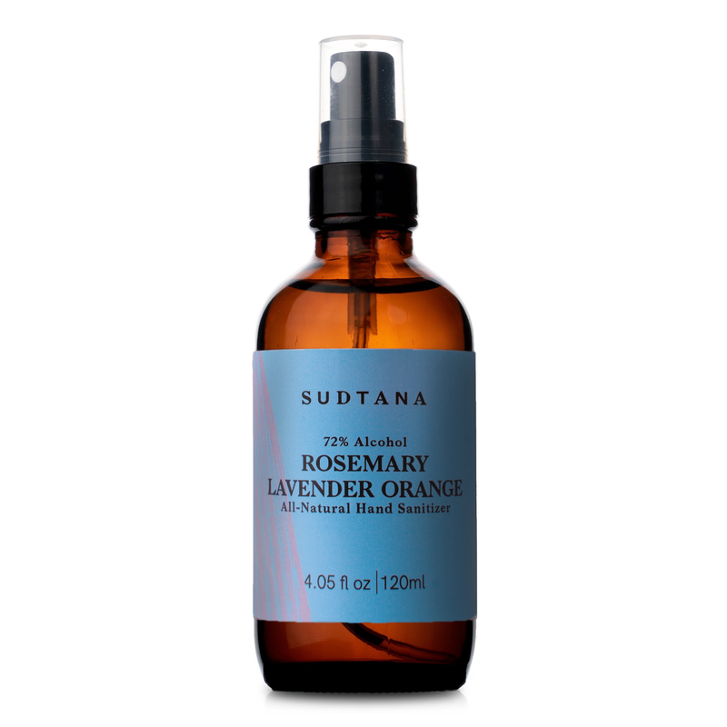 SUDTANA Rosemary Lavender & Orange All-Natural Hand Sanitizer