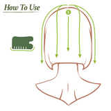 SUDTANA Natural Green Aventurine Quartz Gua Sha Comb